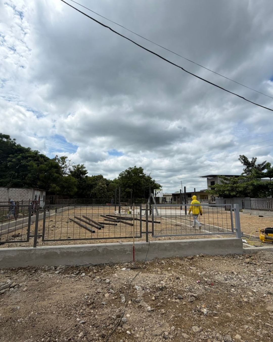Fiscalización de obra en Progreso.